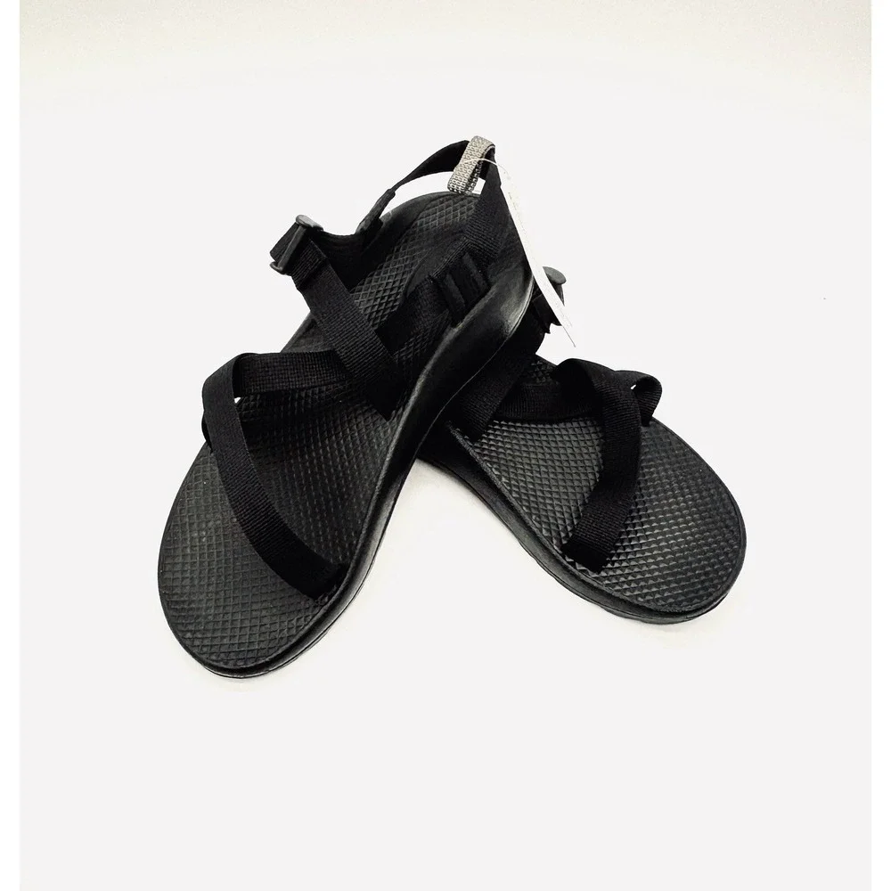 Chaco Z/1 EcoTread Outdoors Walking Sandal Big Kid Black - Unisex Size 6M New